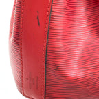 Louis Vuitton Sac Depot Epi Castilian Red Leather Shoulder Bag — view 5