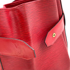 Louis Vuitton Sac Depot Epi Castilian Red Leather Shoulder Bag — view 9