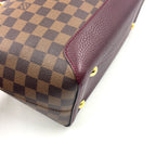 Louis Vuitton Hyde Park Damier Ebene Fuchsia Leather Purple Brown Handbag — view 9