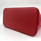 Louis Vuitton Alma Epi Castilian Red Leather Handbag Gold — view 8