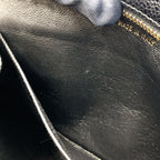 Chanel Caviar Leather Quilted Black Chain Shoulder Bag Gold — view 7