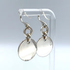 Gucci Circle Plate Drop Type Silver Earrings — view 3
