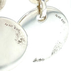 Gucci Circle Plate Drop Type Silver Earrings — view 7