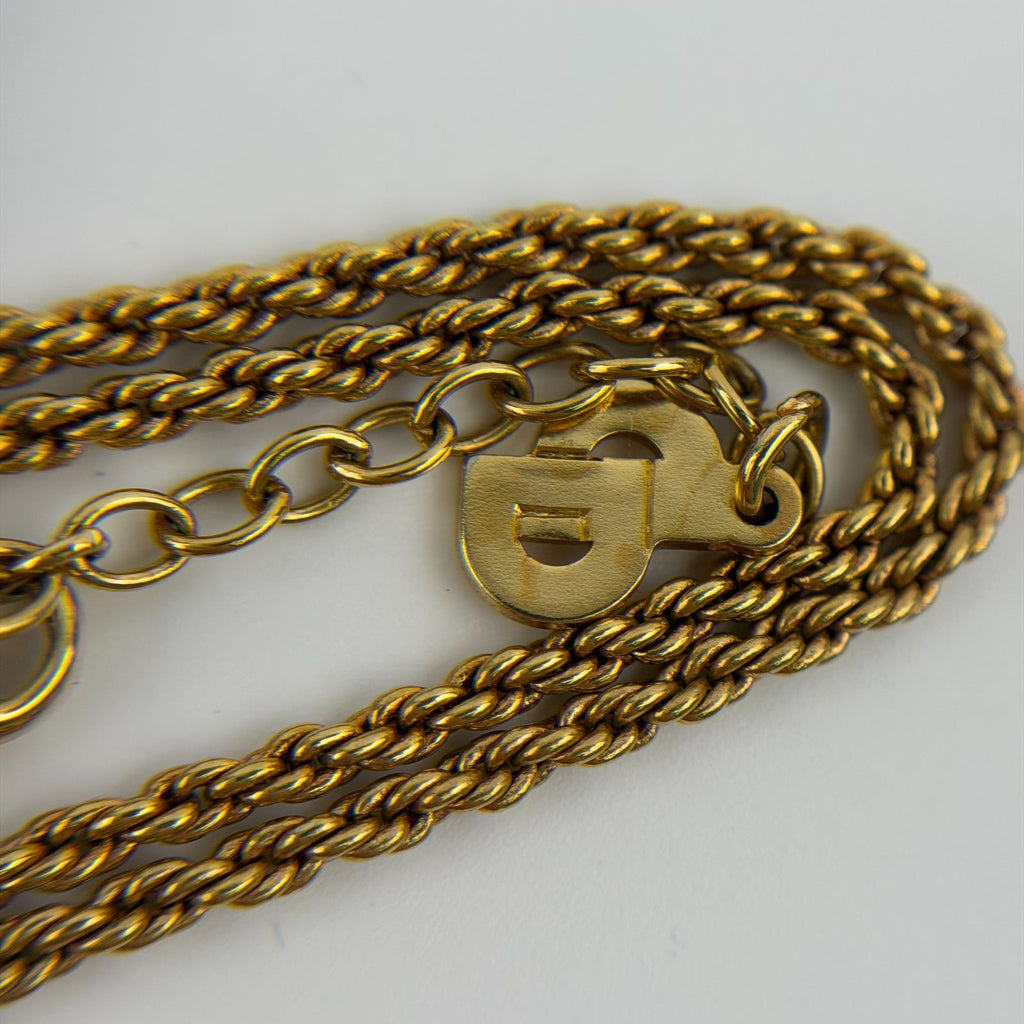 Dior Necklace Gold Vintage — view 7