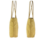 Prada Tessuto Yellow Silver Nylon Shoulder Bag — view 8
