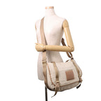Chanel Shoulder Bag Vintage CC Logo Sports Line Canvas Leather Messenger — view 5