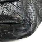 Gucci Belt Bag GG Embossed Bag Leather Black — view 9