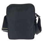 Prada Tessuto Black Silver Nylon Shoulder Bag Pochette — view 2