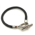 Hermes Bracelet Etrier Black Silver — view 3