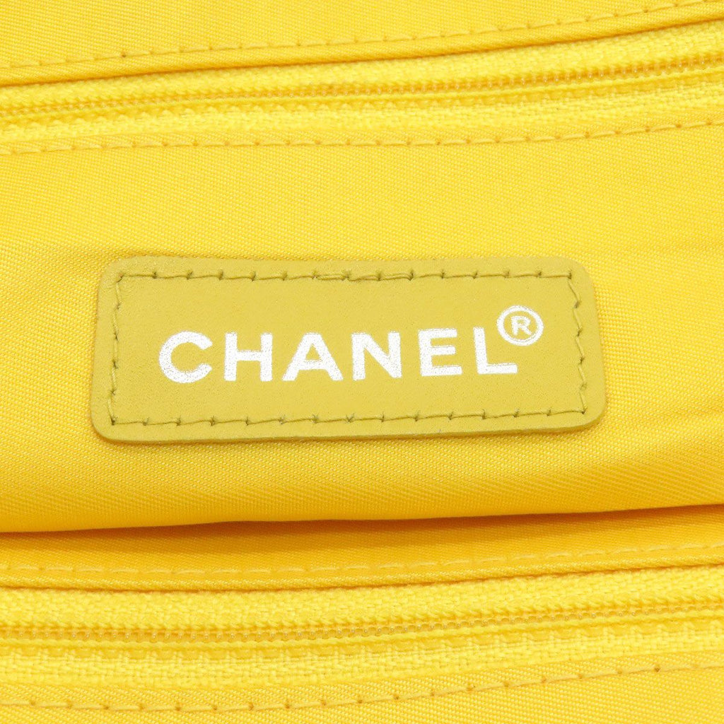 Chanel New Travel Line MM Silver Tote Nylon — view 6