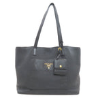 Prada Logo Tote Leather