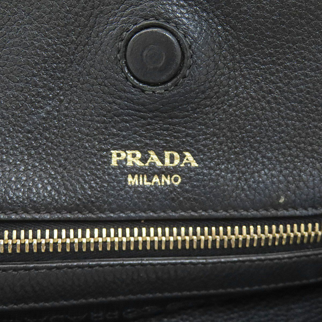 Prada Logo Tote Leather — view 6