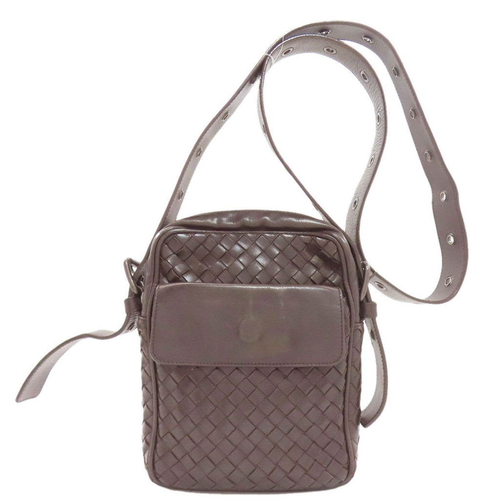 Bottega Veneta Intrecciato Shoulder Bag Leather