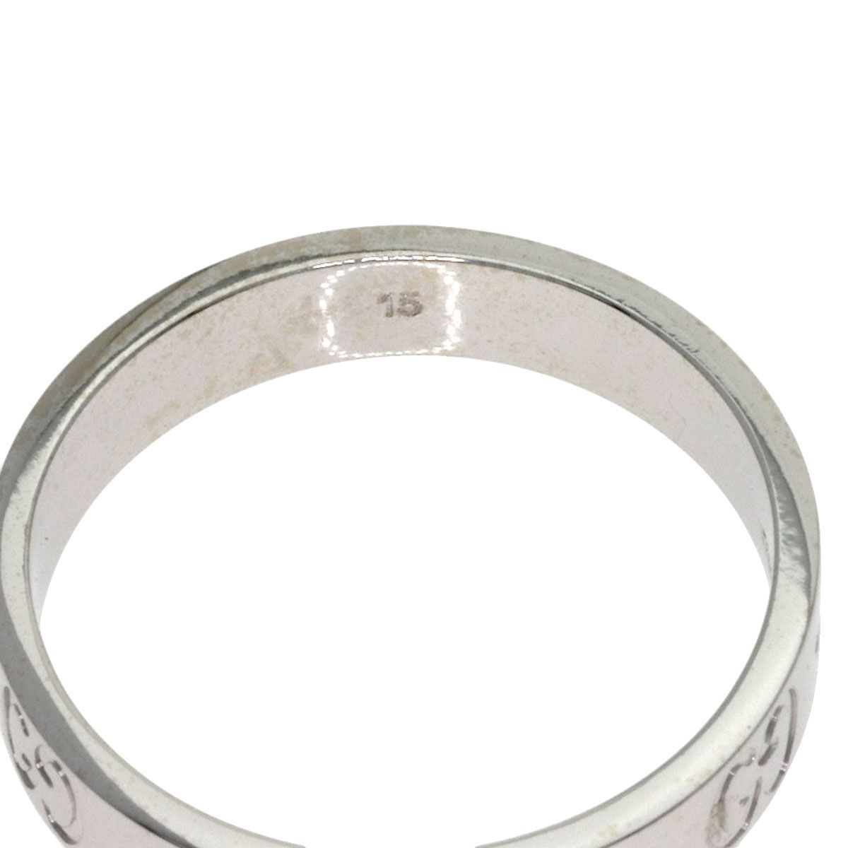 Gucci Icon Ring 18k White Gold