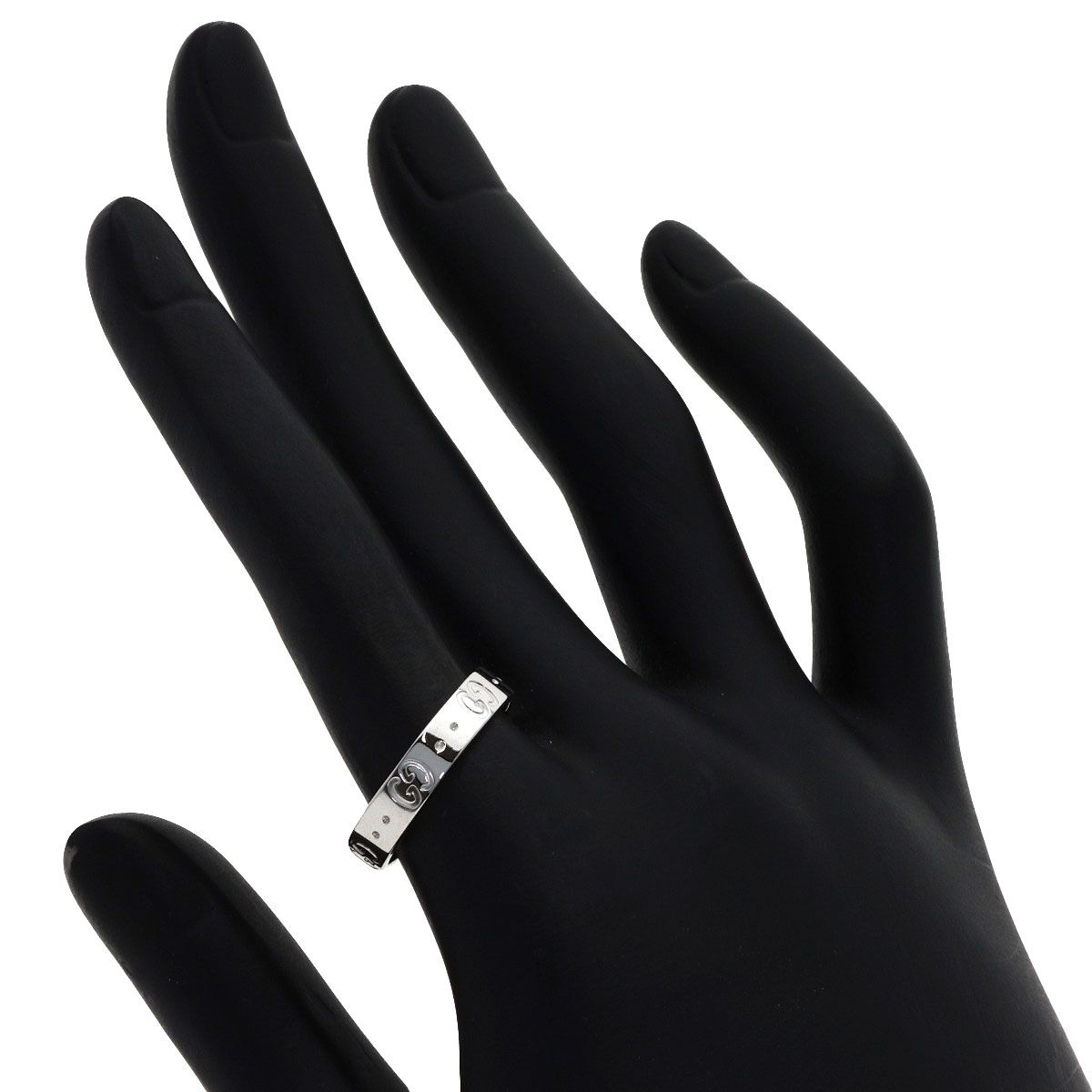 Gucci Icon Ring 18k White Gold