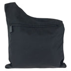 Prada Tessuto Black Silver Nylon Shoulder Bag — view 2