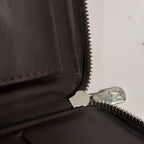 Louis Vuitton Monogram Porte Biet Monet Zip Bifold Wallet Round Zip Brown — view 7
