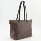 Louis Vuitton Jena PM Damier Canvas Brown Tote — view 3