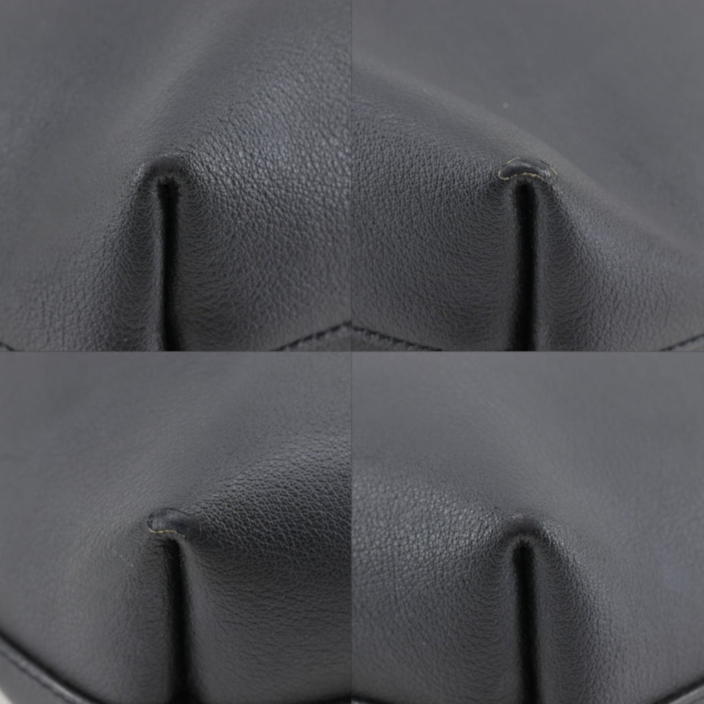 Saint Laurent Toy Shopping Tote 2-Way Shoulder Calf Black Handbag — view 4
