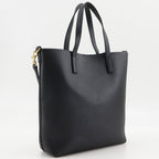 Saint Laurent Toy Shopping Tote 2-Way Shoulder Calf Black Handbag — view 3