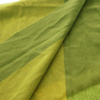 Hermes Series Logo Embroidery Cashmere Fringe Scarf Green Yellow — view 6