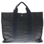 Hermes Her Line MM Tote Canvas Gray Silver — view 2