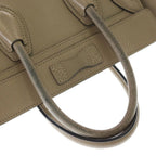 Celine Luggage Nano 2-Way Shoulder Bag Tote Beige Leather Silver — view 7