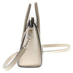 Celine Luggage Nano 2-Way Shoulder Bag Tote Beige Leather Silver — view 3