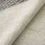 Chanel CC Logo Shawl Gray Cashmere Silk Scarf — view 5