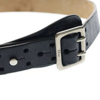 Dior Log Leather Belt Black Silver — view 4