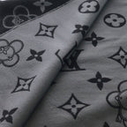 Louis Vuitton Echarpe Monogram Vivienne Wool Scarf Black — view 5