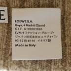 Loewe Knit Beanie Logo Embroidery Hat Beige — view 8