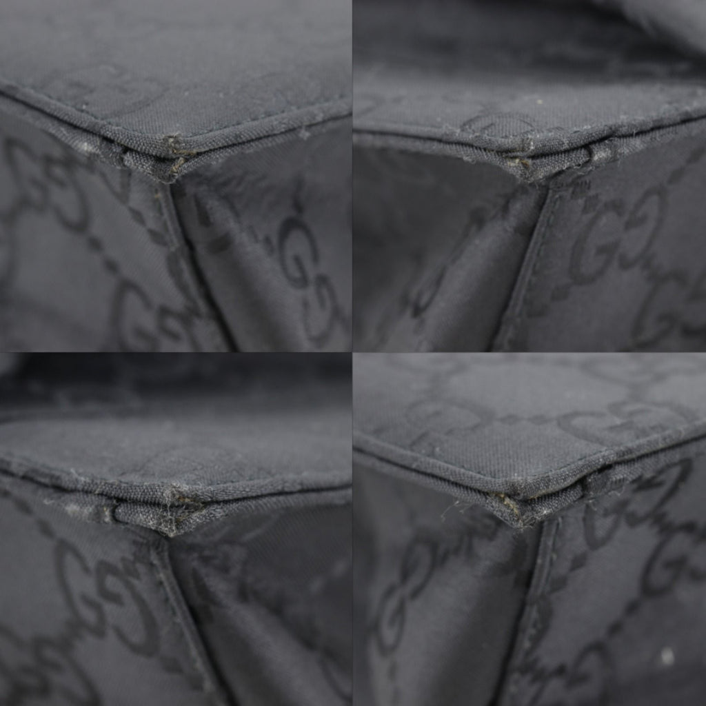 Gucci GG Nylon Canvas Black Tote — view 4