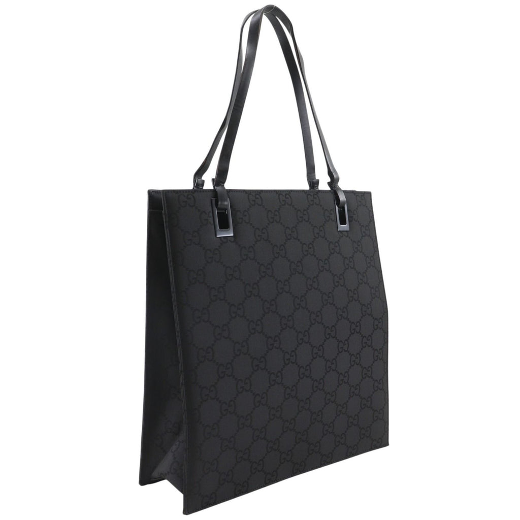 Gucci GG Nylon Canvas Black Tote — view 3