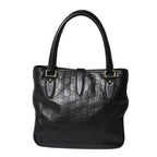 Gucci Guccissima Handbag New Jackie Leather Black Gold — view 2