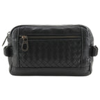 Bottega Veneta Belt Back Calf Black Waist Bag