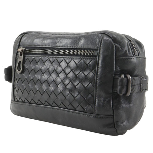 Bottega Veneta Belt Back Calf Black Waist Bag — view 2
