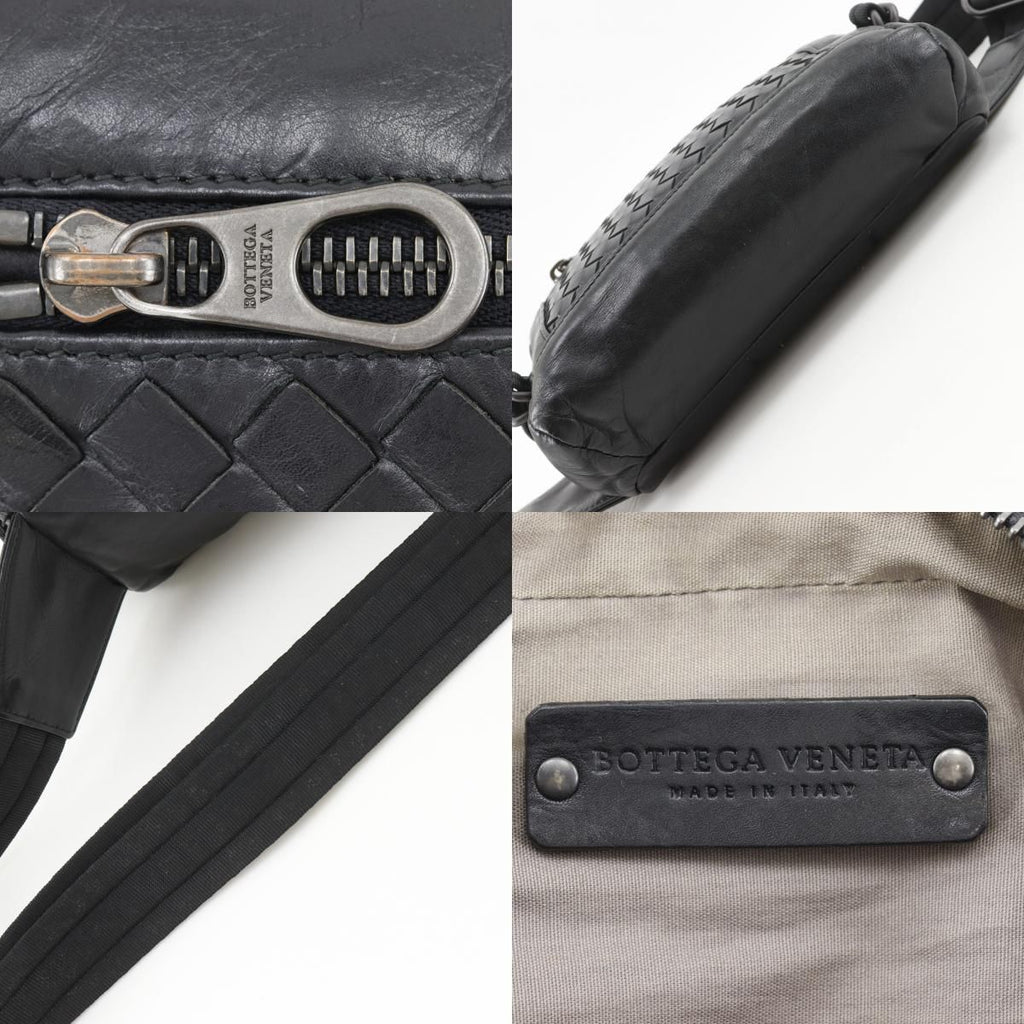 Bottega Veneta Belt Back Calf Black Waist Bag — view 9
