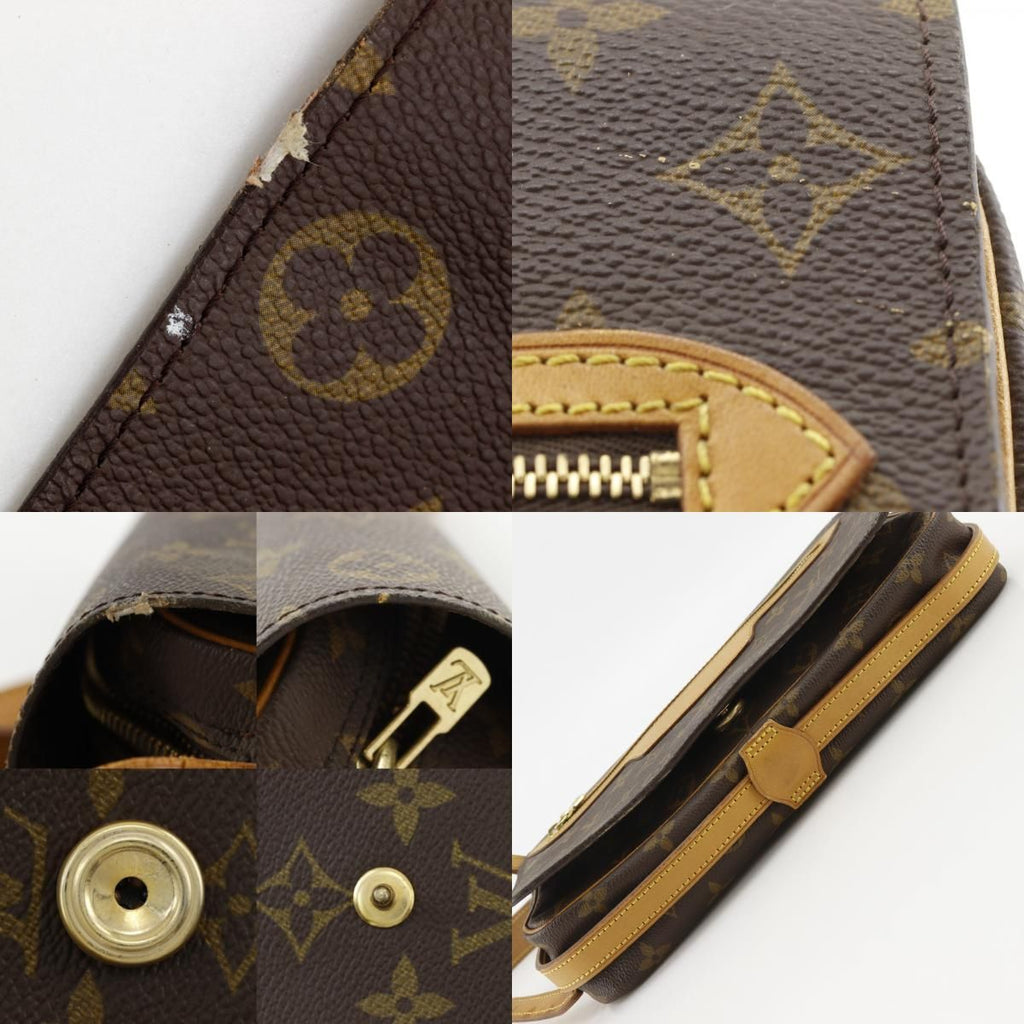 Louis Vuitton Saint Germain 28 Vintage Monogram Canvas Brown Shoulder Bag — view 8
