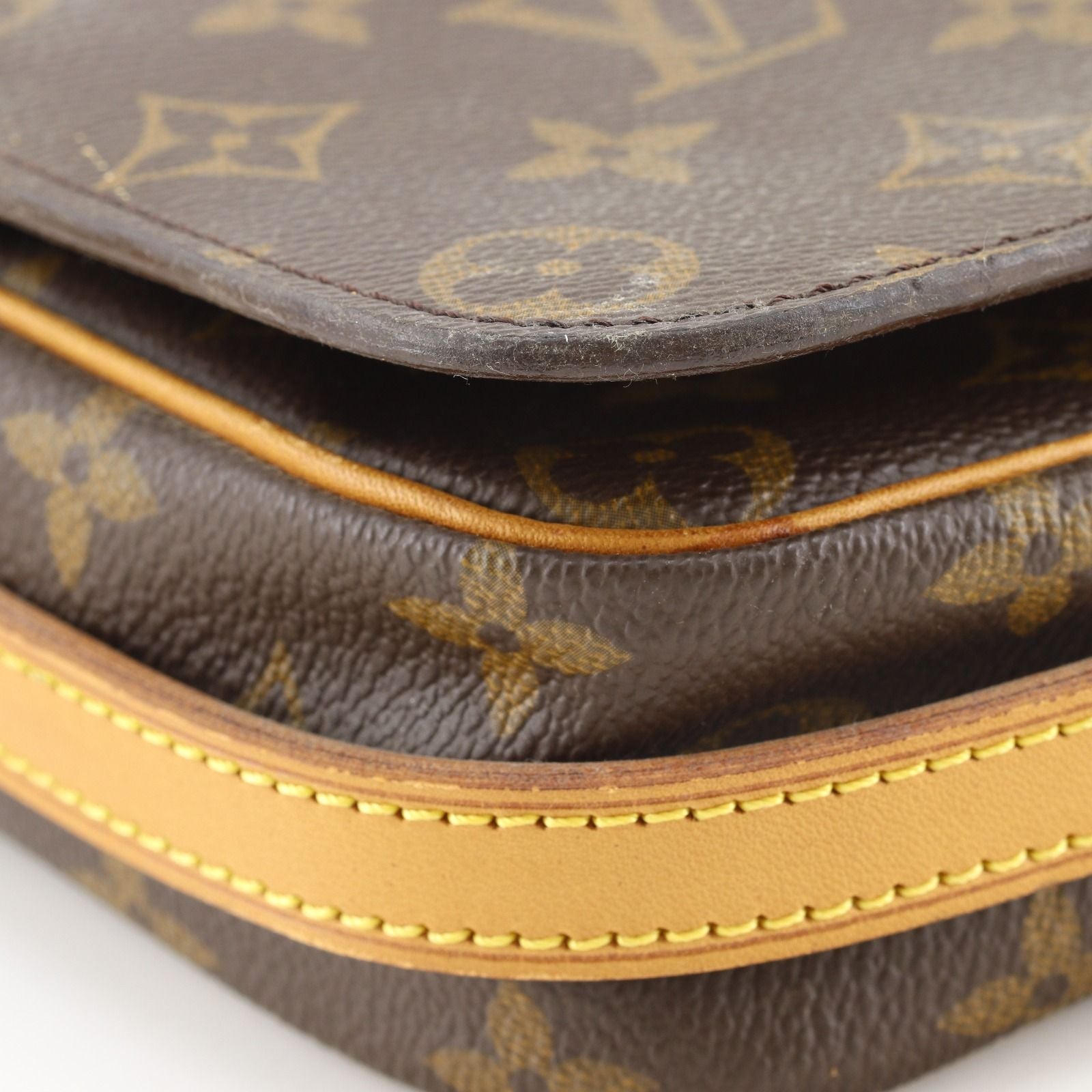 Louis Vuitton Saint Germain 28 Vintage Monogram Canvas Brown Shoulder Bag — view 4