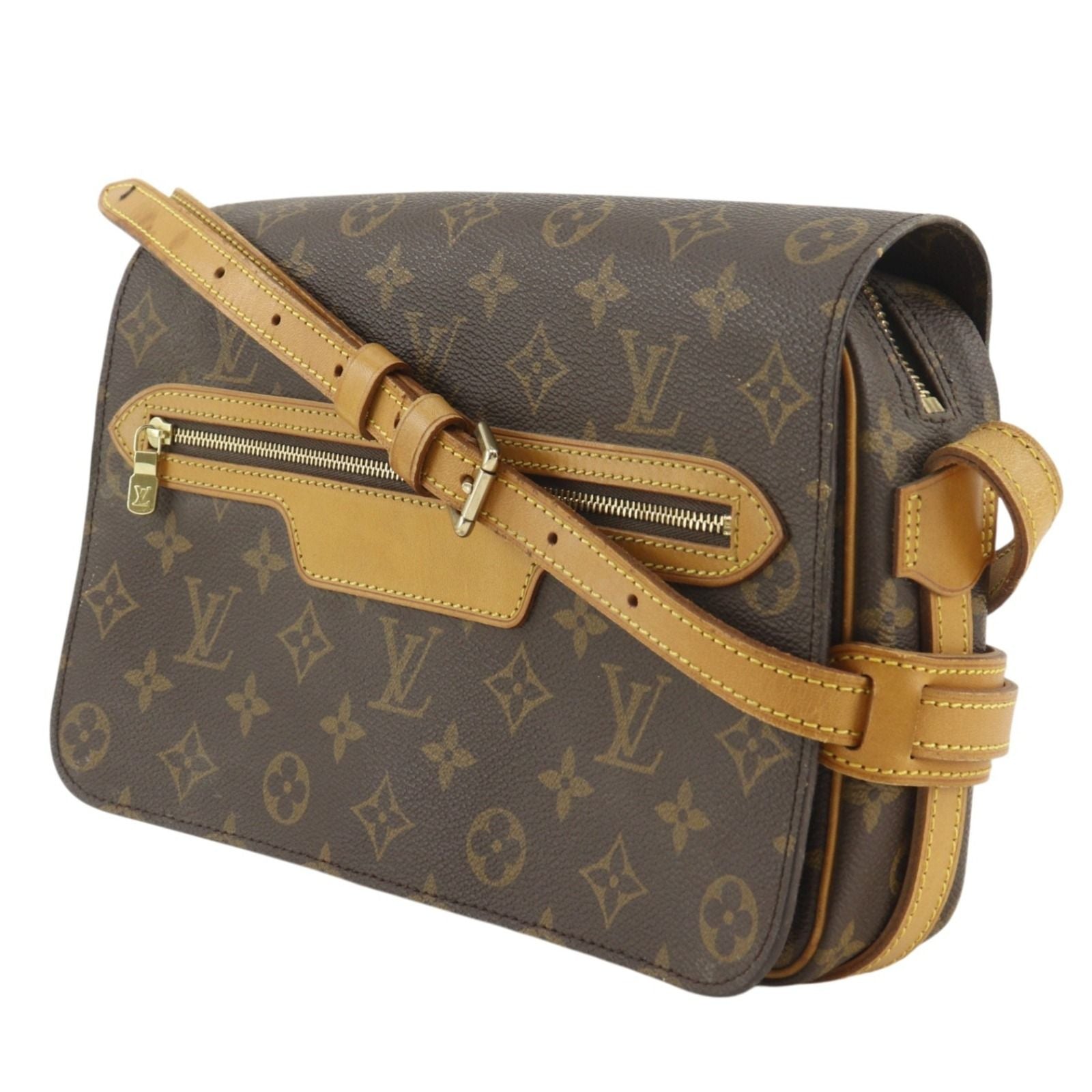 Louis Vuitton Saint Germain 28 Vintage Monogram Canvas Brown Shoulder Bag — view 2
