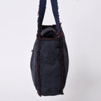 Chanel Shearling Bag CC Logo Nubuck Antique Gold — view 4