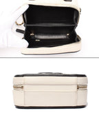 Chanel Chain Shoulder Bag Vanity Crossbody Gold Caviar Leather Quilted CC Logo — view 3