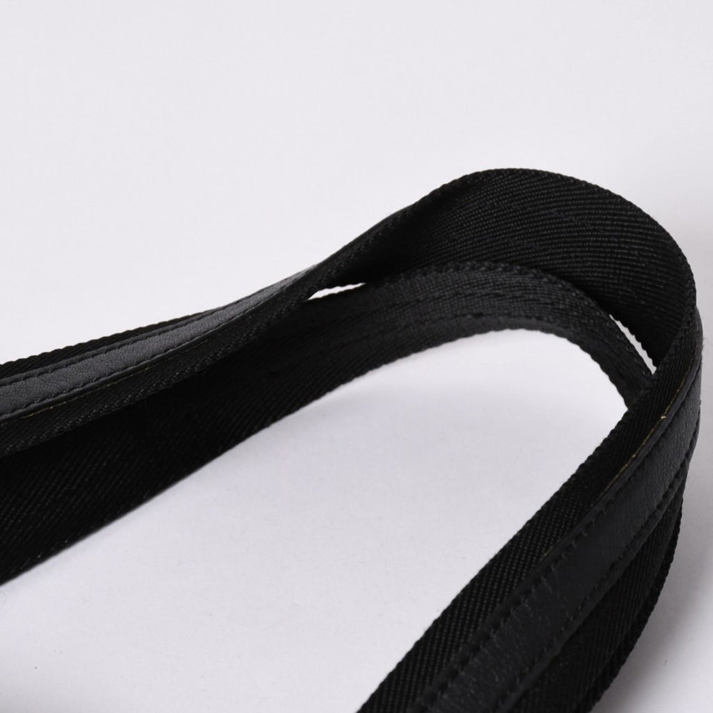 Saint Laurent Kahala Handbag Canvas Leather Black Logo Embroidery — view 7