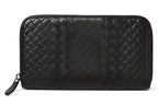 Bottega Veneta Wallet Multi Zip Around Type Imperatore Black
