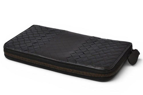 Bottega Veneta Wallet Multi Zip Around Type Imperatore Black — view 2