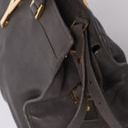 Saint Laurent Cabas Chic 2-Way Shoulder Bag Y-line Charcoal Gray Gold — view 7
