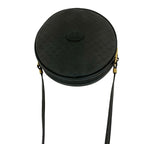 Gucci Vintage Micro GG Logo Leather Shoulder Bag Pochette Crossbody Black — view 4