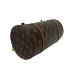 Louis Vuitton Papillon Monogram Leather Mini Boston Bag Brown — view 7