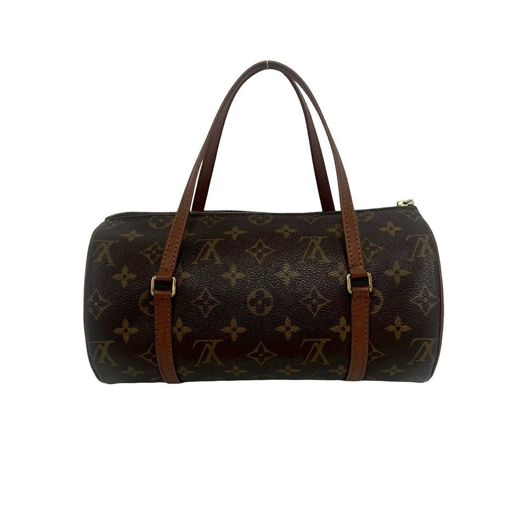 Louis Vuitton Papillon Monogram Leather Mini Boston Bag Brown — view 3